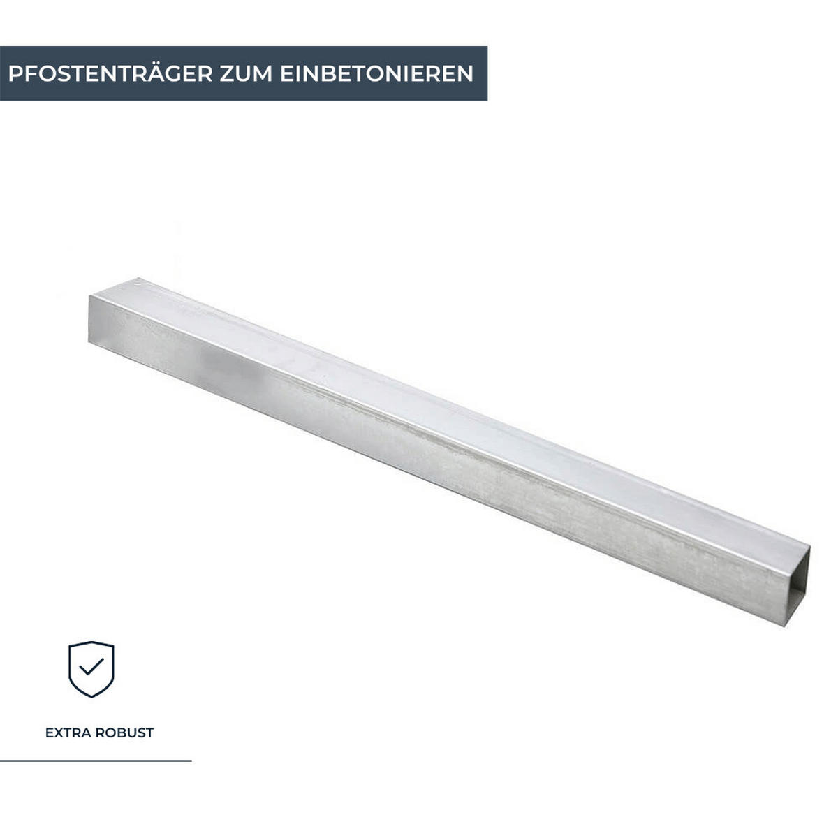 WPC SICHTSCHUTZZAUN CALLADO - 1 x Pfosten - Anthrazit, Kunststoff (10/185cm) - Home Deluxe
