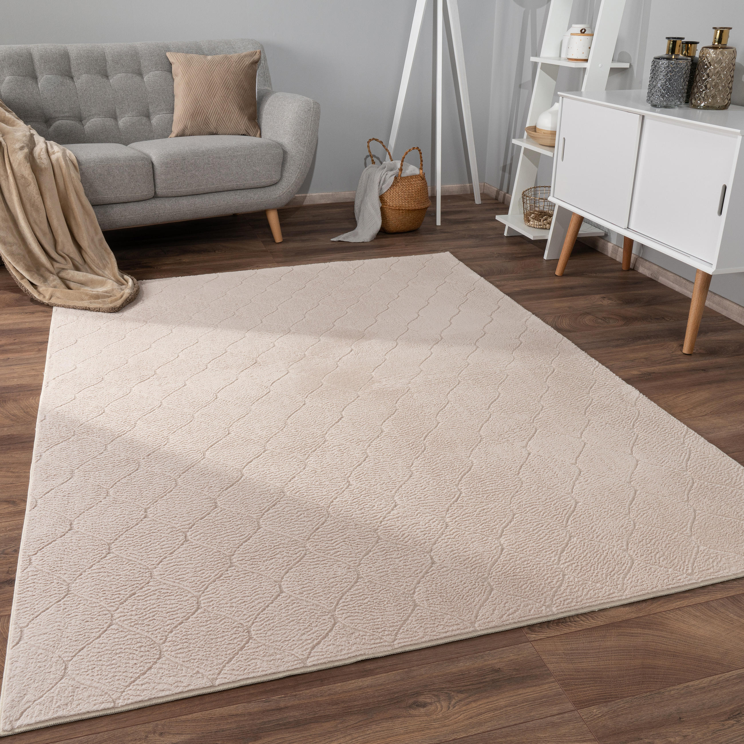 KURZFLORTEPPICH 240/340 cm Lelystad 522 - Beige, Textil (240/340cm) - Paco Home