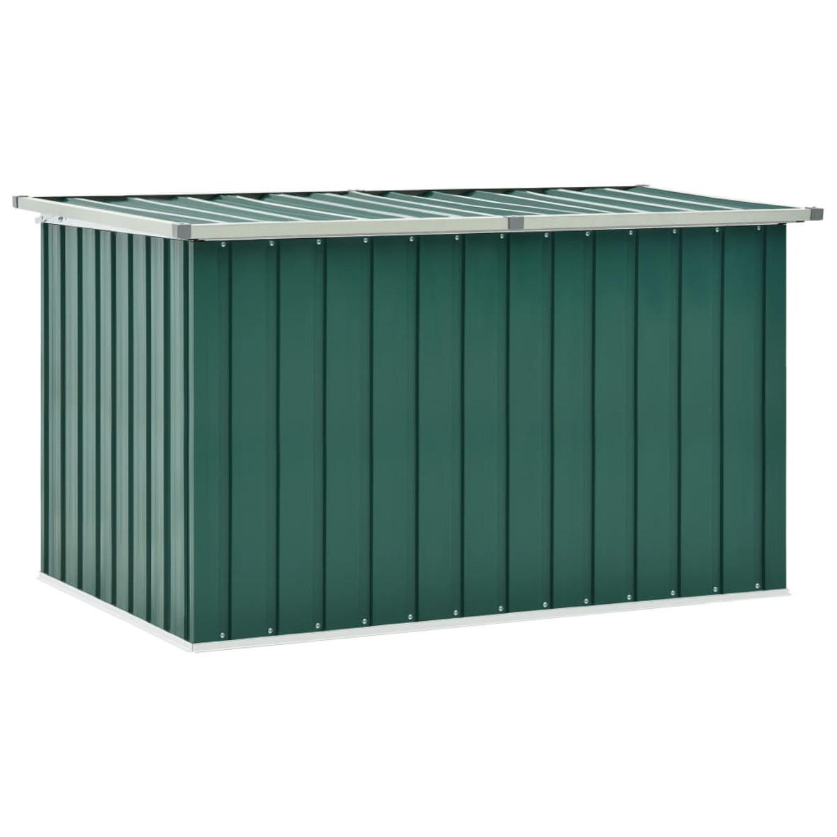 GARTENBOX GRÜN 149X99X93 CM - Grün, Metall (149/93/99cm) - vidaXL