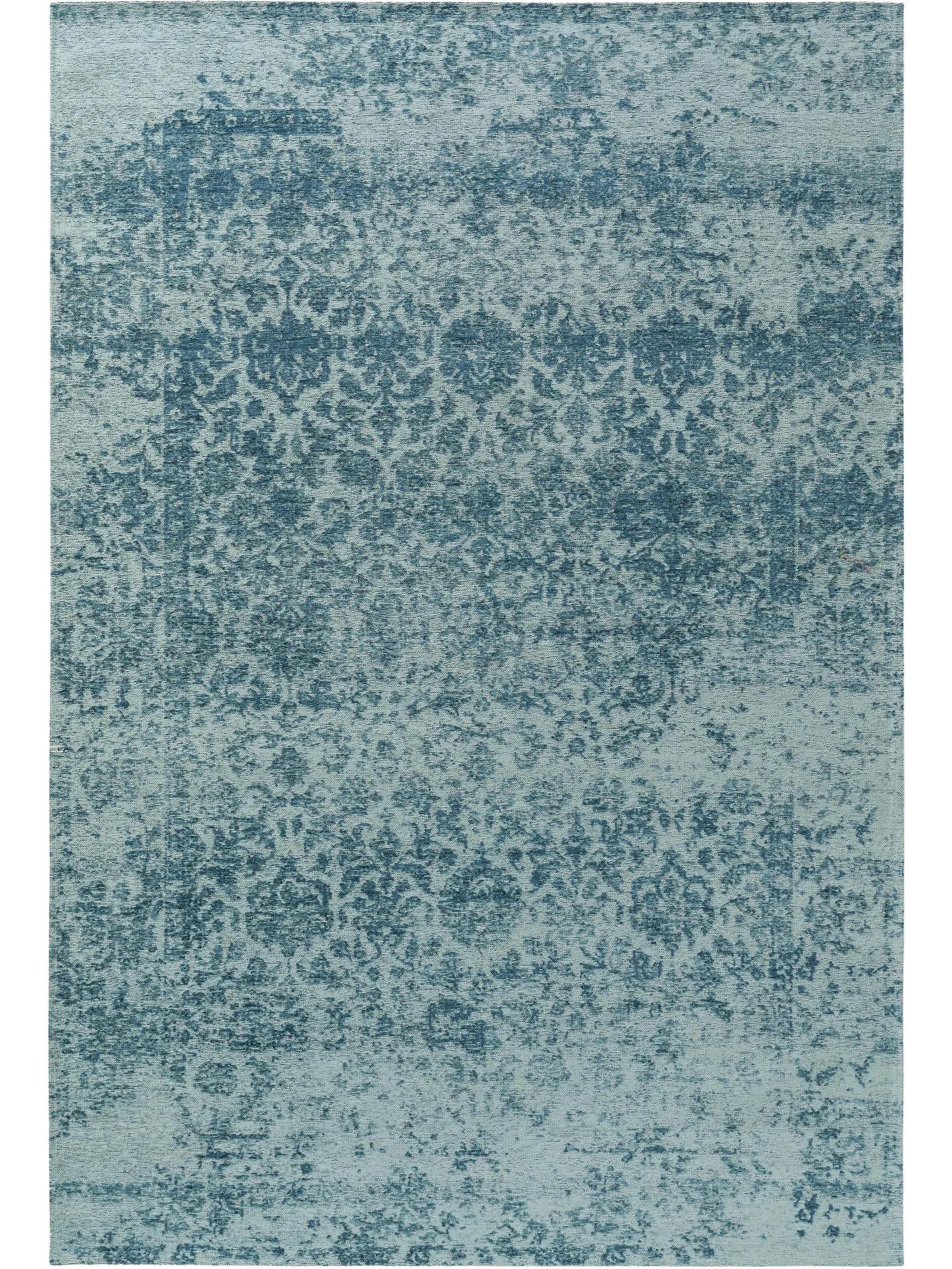 FLACHGEWEBETEPPICH Tosca Blau 195x285 cm - Blau, Textil (195/285cm) - benuta Pop