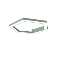 LED-DECKENLEUCHTE - Grün, Metall (1.6/3/40cm) - Lumicom