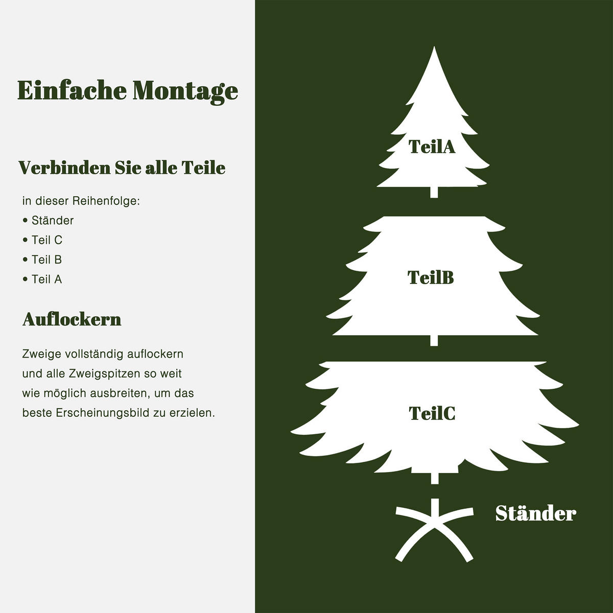 KÜNSTLICHER Weihnachtsbaum 220 cm, 1949 PE/PVC Zweige - Grün, Kunststoff (220cm) - Hometopia