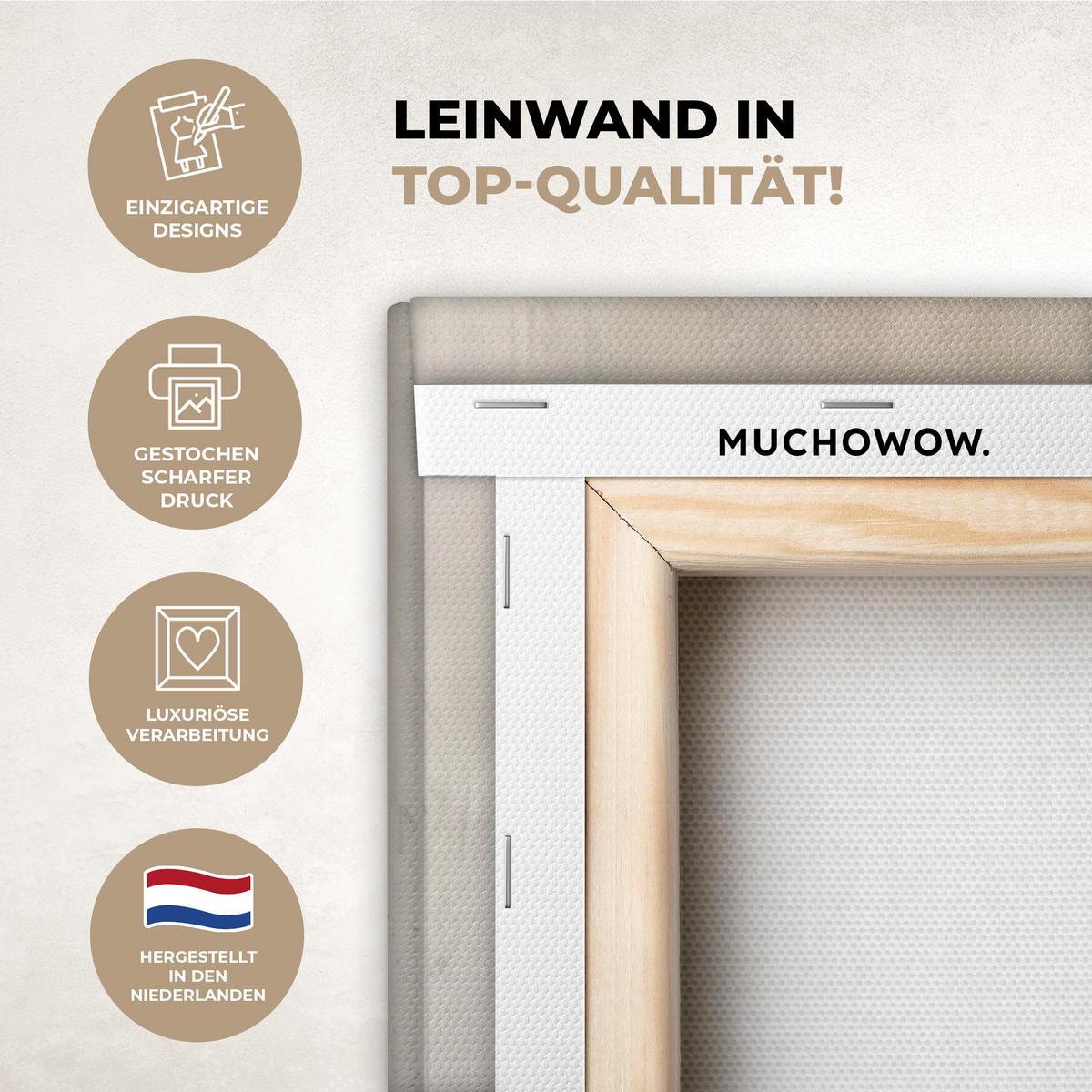 LEINWANDBILD Abstrakt - Kunst - Grau Wandbild Wohnzimmer 60x80 cm - Hellgrau, Textil (60/80cm) - MuchoWow