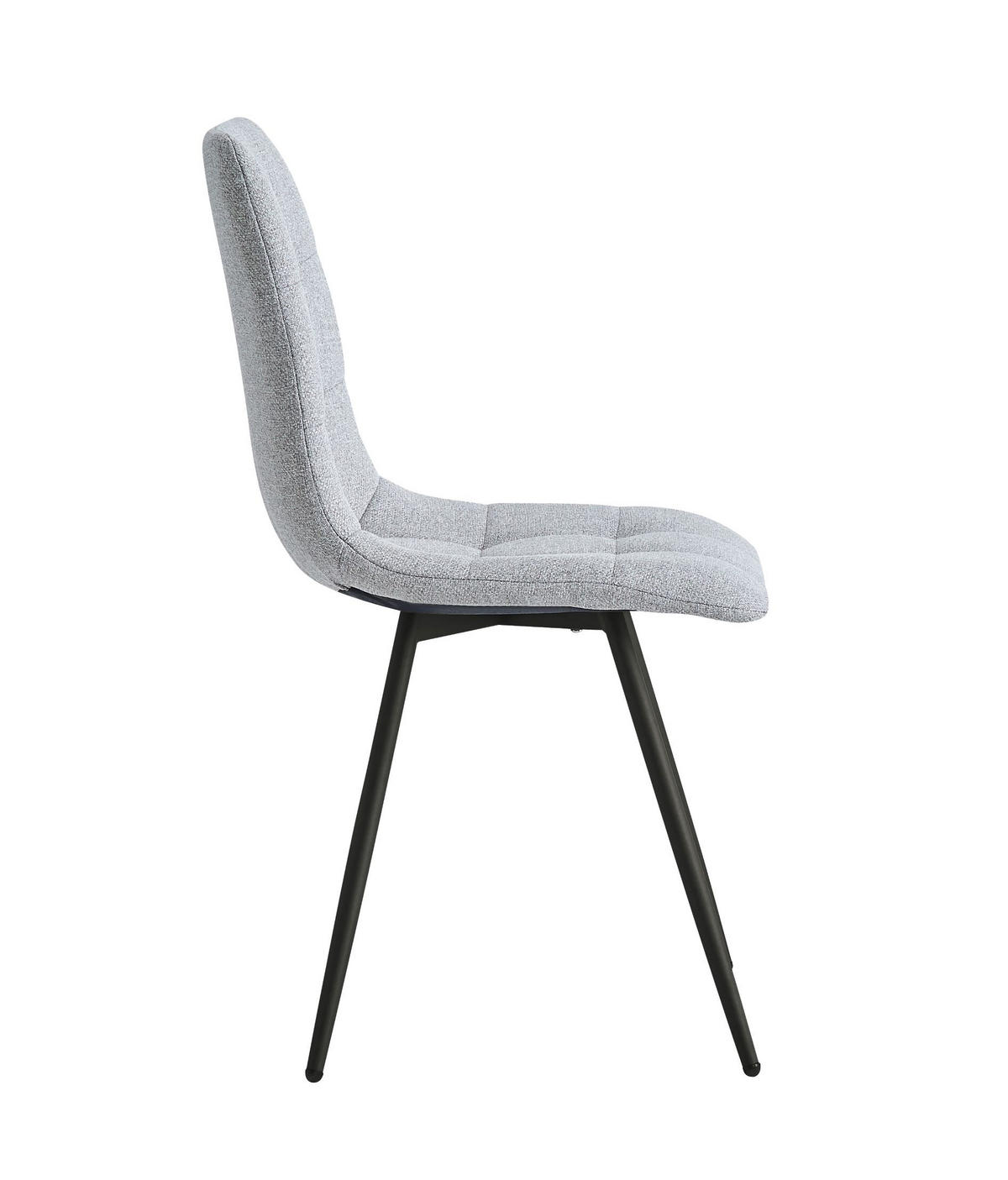 STUHL 2er-Set Stoff Grau - Grau, Textil (45/85/55cm) - Nordlys