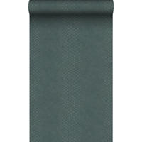 TAPETE Schlangenhaut-Motiv 53 cm x 10.05 m - Blau, Papier (53/1000cm) - Origin Wallcoverings