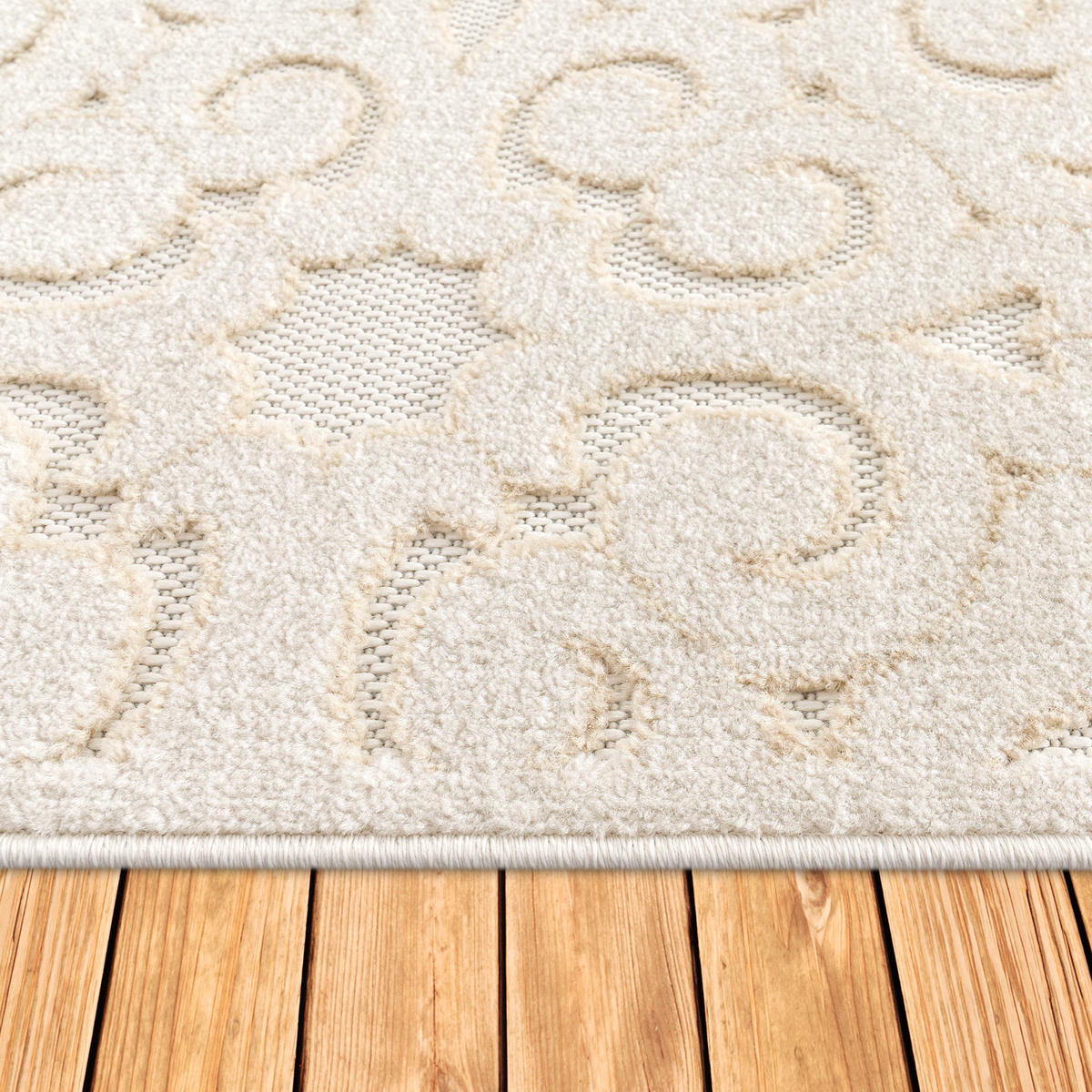 OUTDOORTEPPICH 60/100 cm Cotton 234 - Creme, Textil (60/100cm) - Paco Home