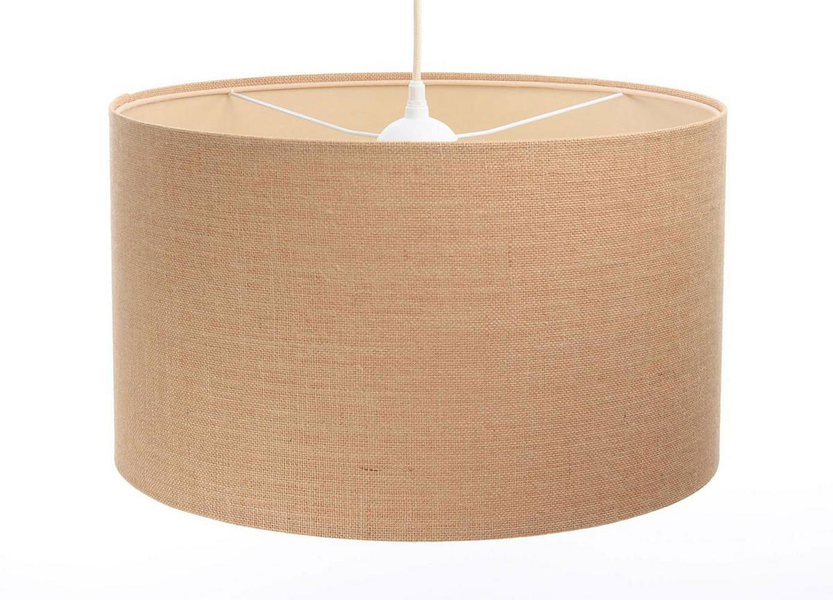 HÄNGELEUCHTE Beige 40/25 cm - Beige, Kunststoff (40/0.5/25cm) - ONZENO