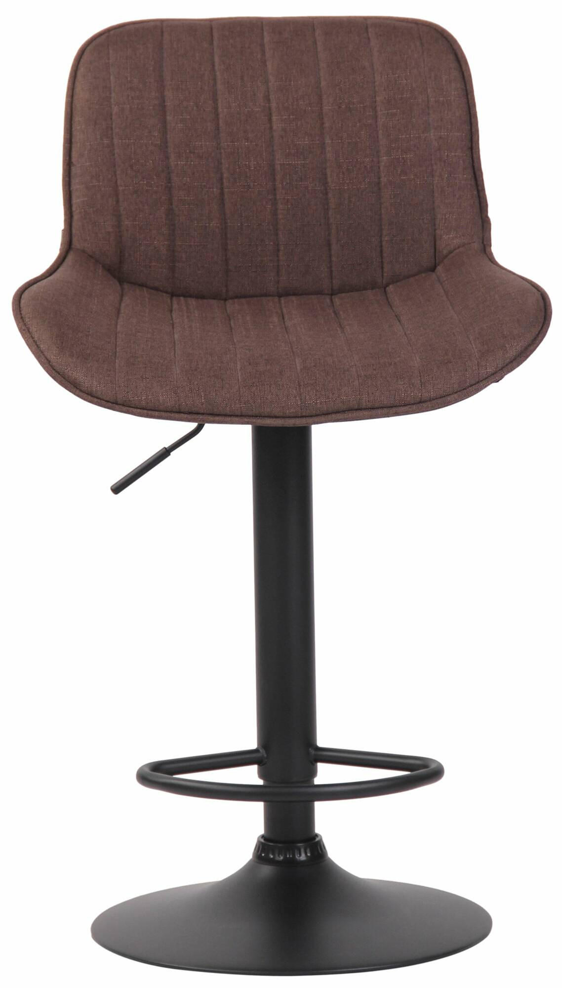 Thumbnail - CLP Barhocker, Braun, Textil, 50x86x50 cm, Esszimmer, Barmöbel, Barhocker