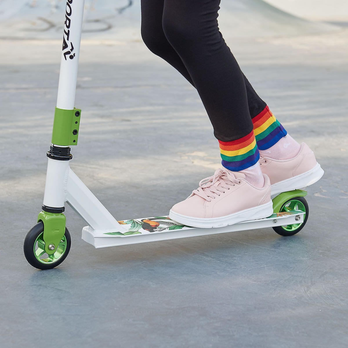 STUNTSCOOTER Hawaiana - Grün, Metall (66/47/84cm) - Artsport