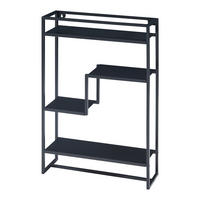 WANDREGAL Uurainen - Schwarz, Metall (40/60/13cm) - [en.casa]