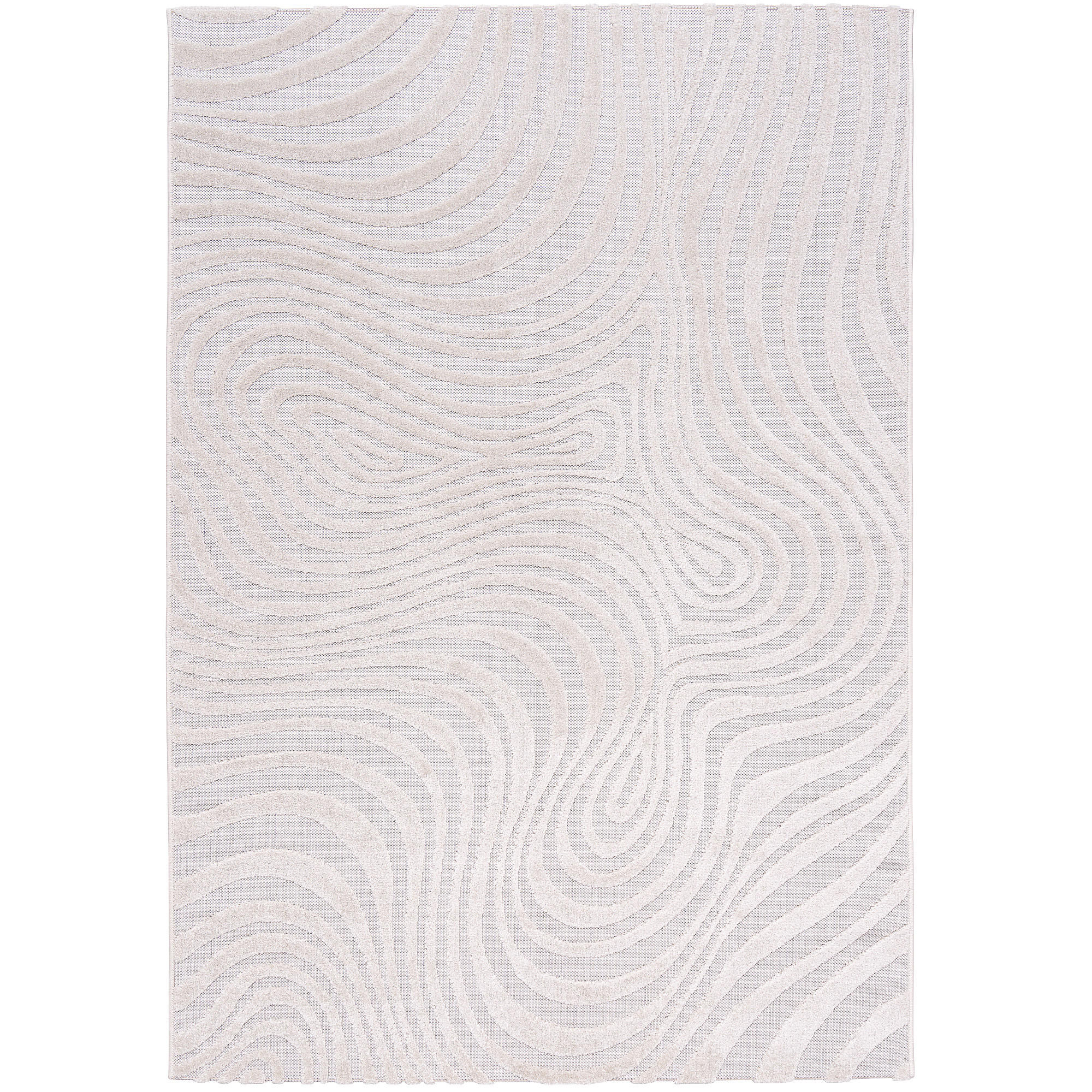 IN & OUTDOOR TEPPICH FLACHGEWEBE CLASSY - Weiß, Textil (80/150cm) - Pergamon