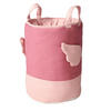 SPIELZEUGKORB Schwan 45 cm - Rosa, Textil (30/30cm) - nordic coast company