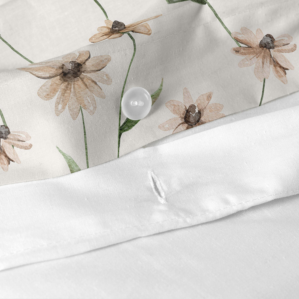 BETTBEZUG tinny bloom 155x220 cm (komfortgrösse) mehrfarbig - Multicolor, Textil (155/220cm) - Happy Friday