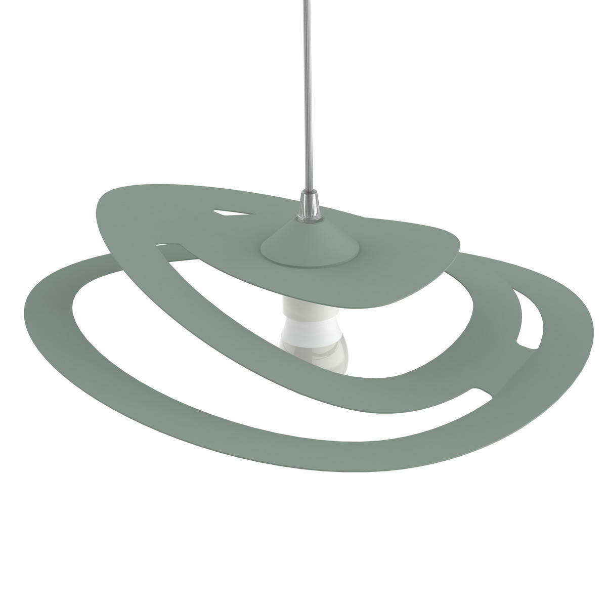 HÄNGELEUCHTE - Grün, Metall (34/40/7.5cm) - Lumicom