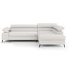ECKSCHLAFSOFA Mellow mit Bettkasten, Beige, rechts - Beige/Schwarz, Textil (270/205cm) - Beautysofa