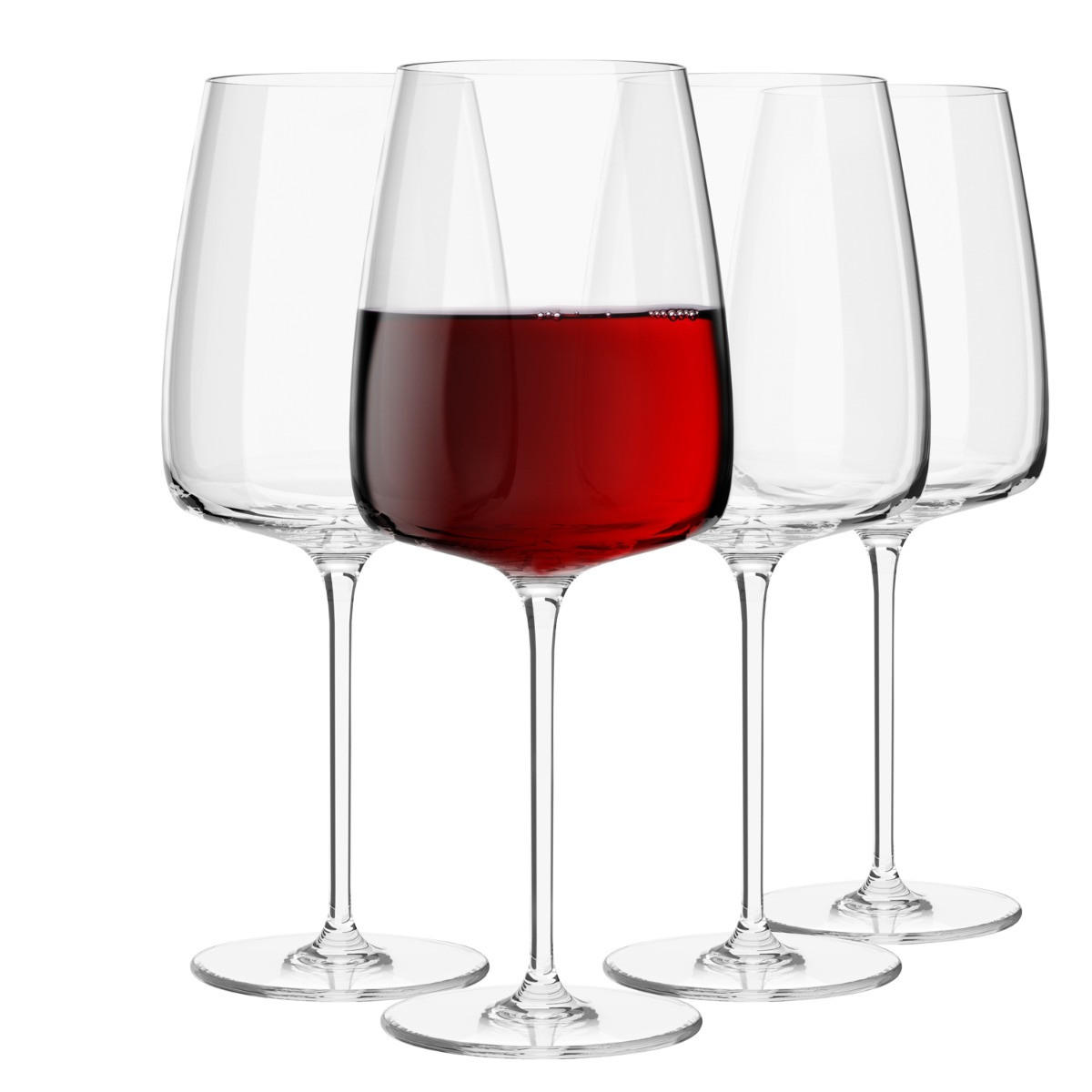 WEINGLÄSER MODERN, 4ER-SET, 750 ML - Transparent, Glas (0.75L) - Krosno Glass
