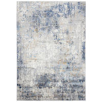 KOBEREC béžový grafitový krémový - 200 x 300 cm - modrosivá, textil (200/300cm) - Mazovia