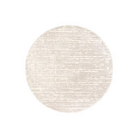 GLANZEFFEKT-TEPPICH Weiß  Ø120 cm - Weiß, Textil (120/120cm) - Tesso Living