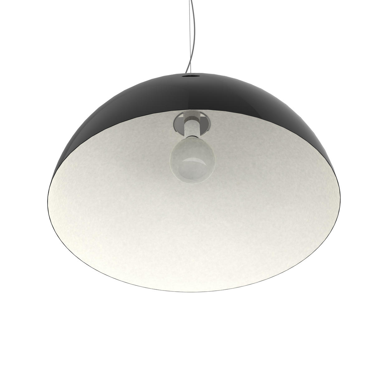 HÄNGELEUCHTE - Schwarz, Metall (60/60/30cm) - Lumicom