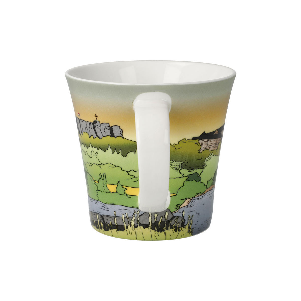 TEETASSE Bad Staffelstein - Gottesgarten, Fine Bone China, Bunt, 350 ml - Multicolor, Keramik (0.35L) - Goebel