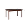 ESSTISCH Max 5 P - Walnussfarben/Braun, Holz (80/120/78cm) - Leaf Design