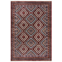TEPPICH Traditionell-Design, mit Fransen KELVIN, Rot 200x304 cm - Rot, Textil (200/304cm) - KADIMA DESIGN
