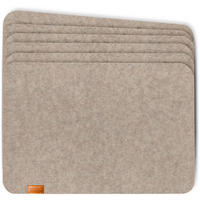 TISCHSETS eckig 6er-Set - Beige, Textil (44/45/3cm) - Miqio Design