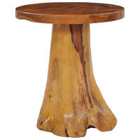 COUCHTISCH 40×40 cm Massivholz Teak - Braun, Holzwerkstoff (40/40/40cm) - furnicato