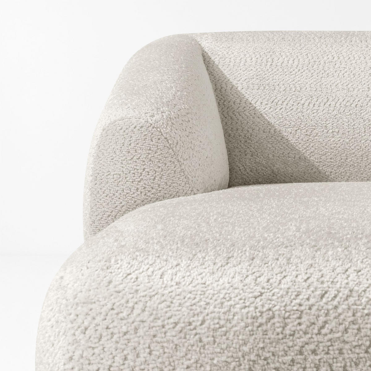 ECKSOFA LINKS VIRA, Weiß, Chenille - Schwarz/Weiß, Holz/Holzwerkstoff (300/160cm) - KONSIMO®