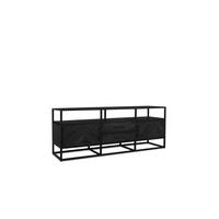 TV Board Ja/ Mangoholz 150 cm / 45 cm Schwarz - Schwarz, Holz (150/60/45cm) - Villa Möbel