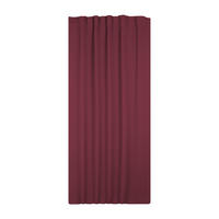 VERDUNKELUNGSVORHANG Kräuselband 140/145 cm Bordeaux - Bordeaux, Textil (140/145cm) - TiborTex