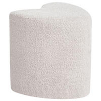 POUF Beige Scotia - Beige, Textil (40/44/33cm) - Beliani