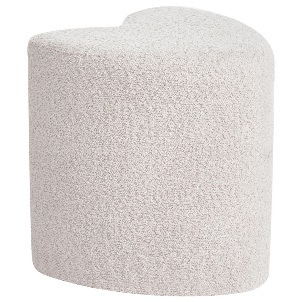 POUF Beige Scotia - Beige, Textil (40/44/33cm) - Beliani