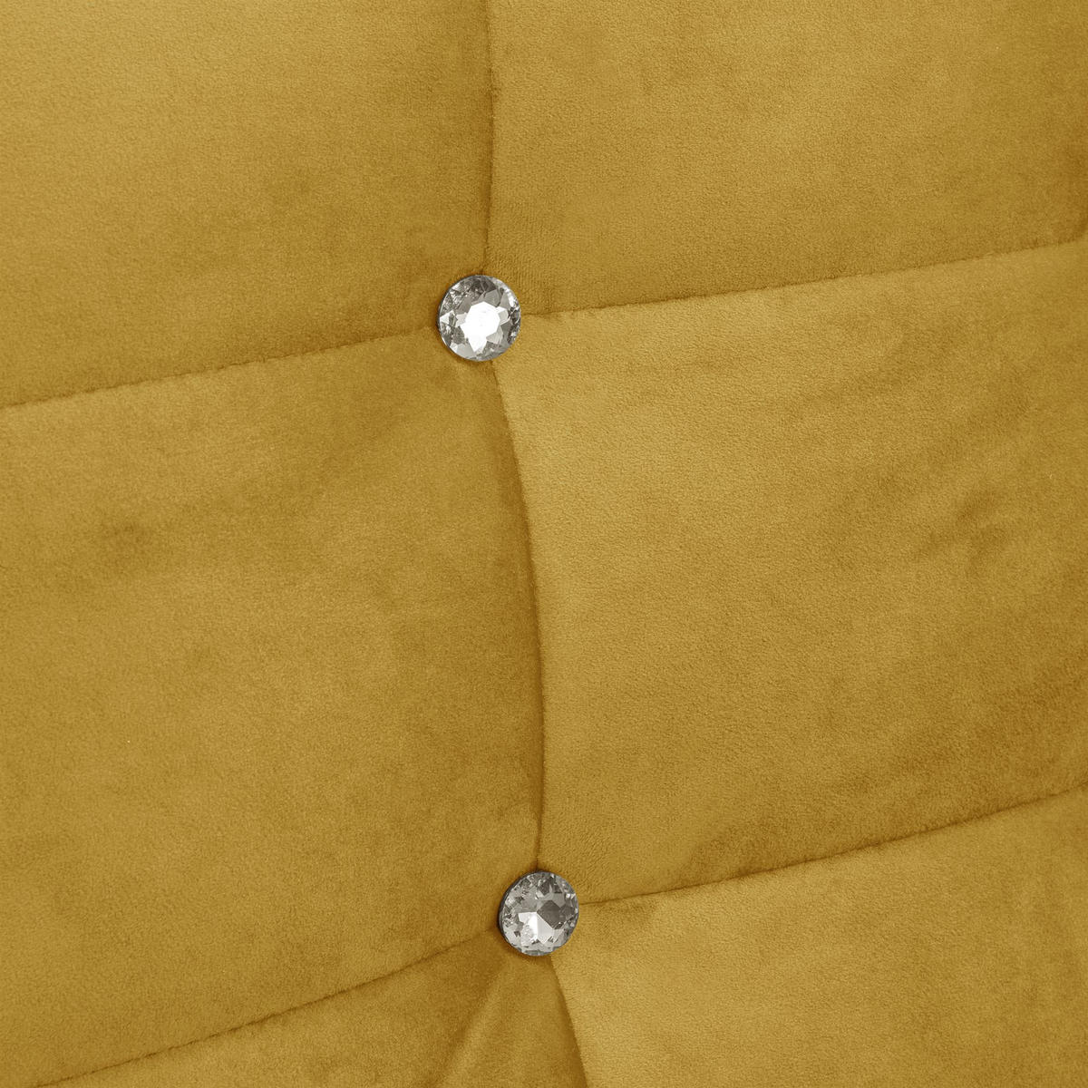 SOFA 3-Sitzer mit Bettfunktion Kaycee Samtvelours mais - Currygelb, Kunststoff (78/84/240cm) - 58aufmkessel