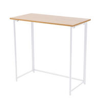 SCHREIBTISCH Klappbar Schmal Platzsparend Mehrzweck-Computertisch 80x40x76cm Eiche - Braun, Holz (40/80/76cm) - SVITA