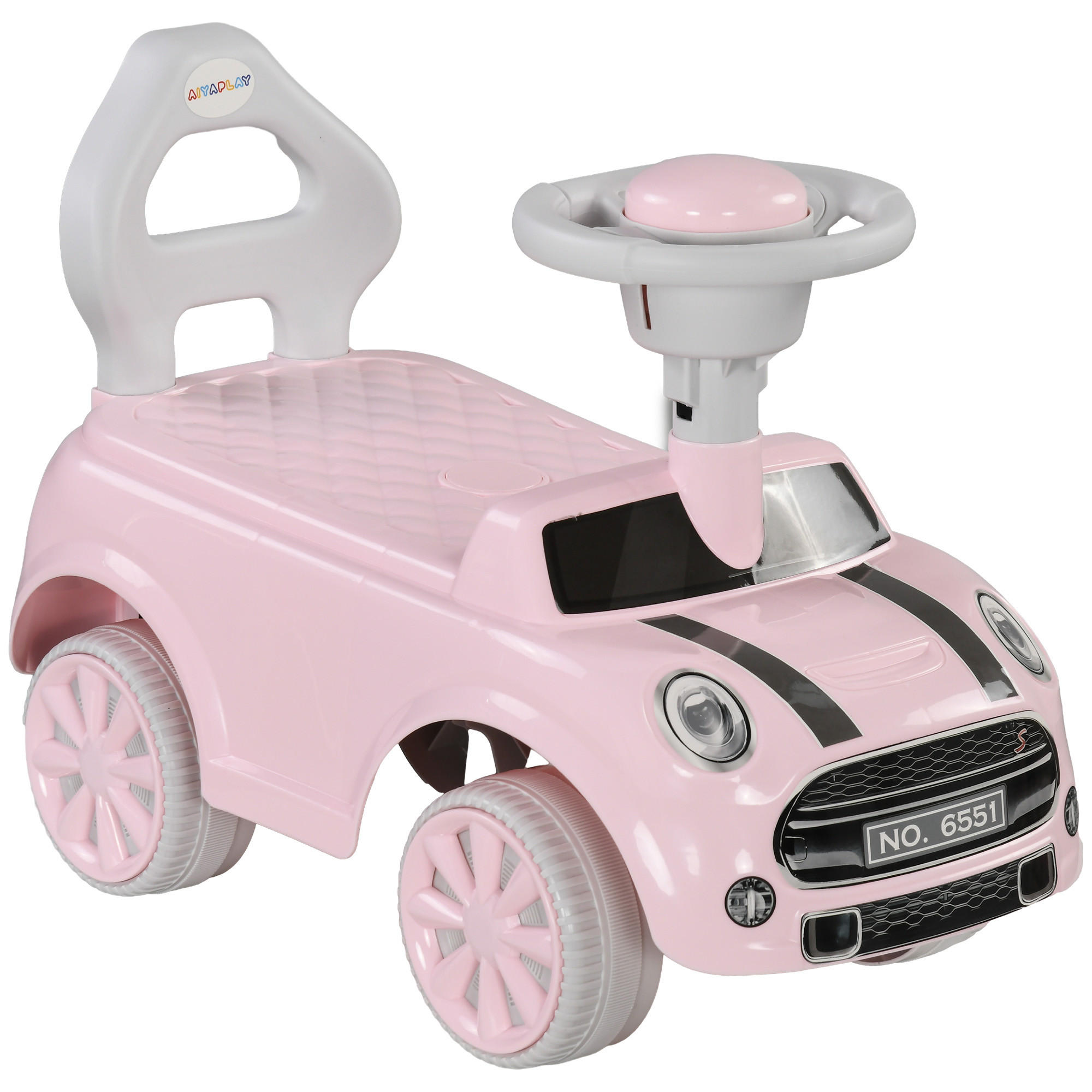 RUTSCHAUTO - Rosa, Kunststoff (53/25/35cm) - AIYAPLAY