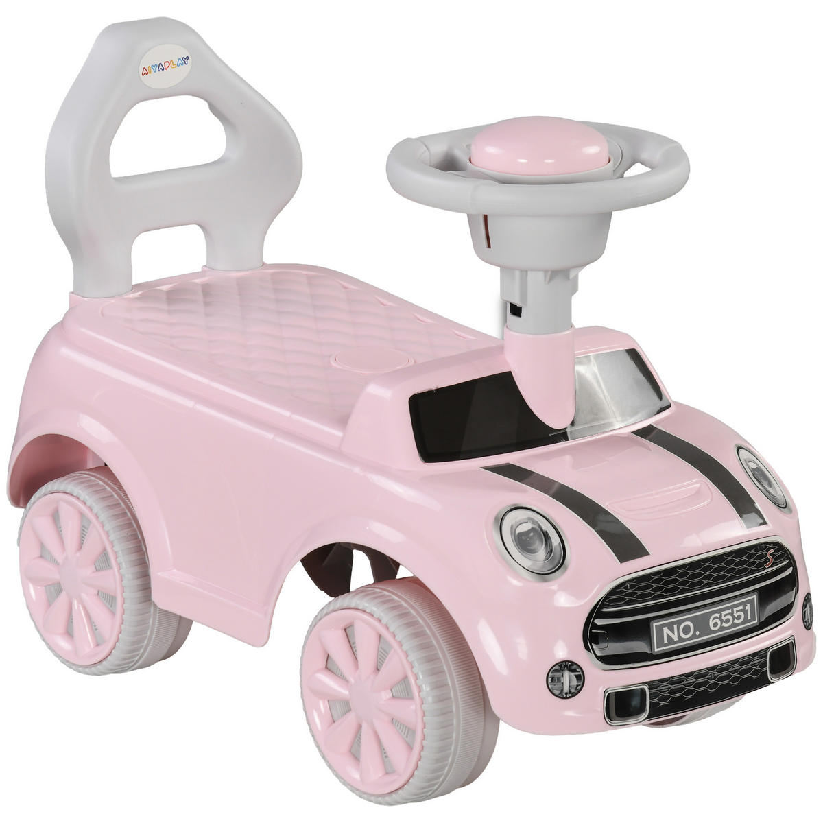 RUTSCHAUTO - Rosa, Kunststoff (53/25/35cm) - AIYAPLAY