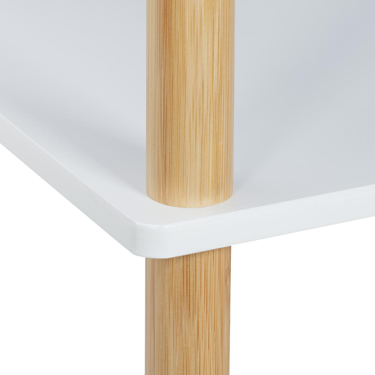 STANDREGAL - Weiß, Holz/Holzwerkstoff (60/79/40cm) - Relaxdays