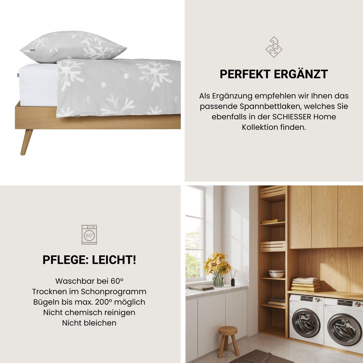 SPANNBETTLAKEN Jessi - Edeljersey - 100 x 200 cm - Weiß - Weiß, Textil (100/200cm) - SCHIESSER