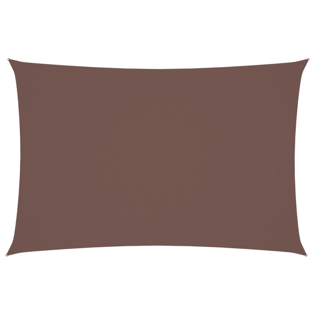 SONNENSEGEL Oxford-Gewebe Rechteckig 2x4 m Braun - Braun, Textil (400/200cm) - furnicato