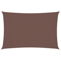 SONNENSEGEL Oxford-Gewebe Rechteckig 2x4 m Braun - Braun, Textil (400/200cm) - furnicato