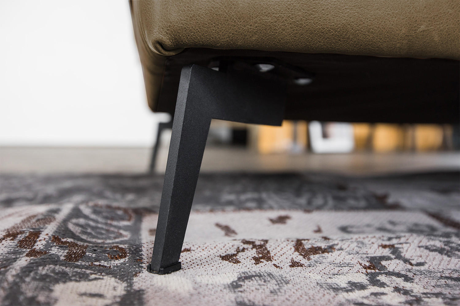 Thumbnail - Kawola Ecksofa, Beige, Leder, Echtholz, 3-Sitzer, Füllung: Kaltschaum, Ottomane links, L-Form, 276x177 cm, Wohnzimmer, S...