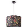 PENDELLEUCHTE Hugo Pd1 Flo 004 - Multicolor/Schwarz, Metall (45.5/45.5/27cm) - Paco Home