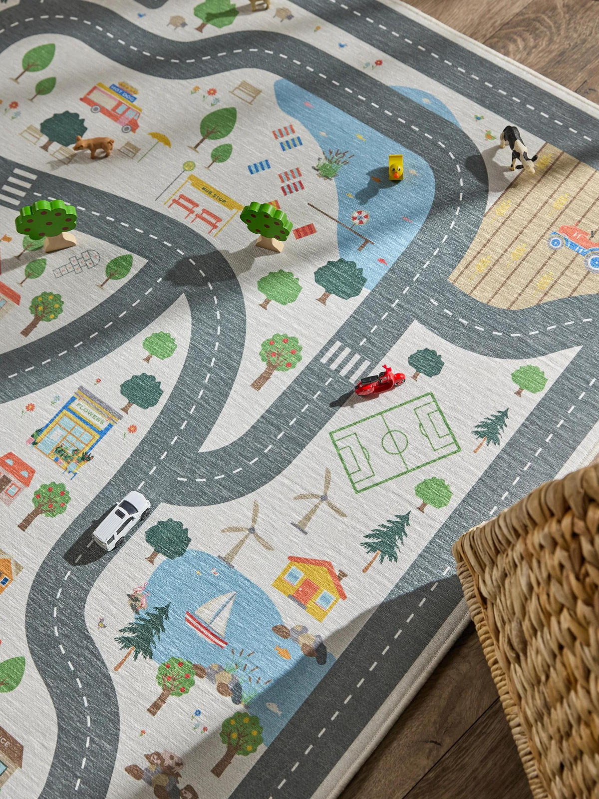 KINDERTEPPICH Linus Cream 120/170 cm - Creme, Kunststoff/Textil (120/170cm) - benuta