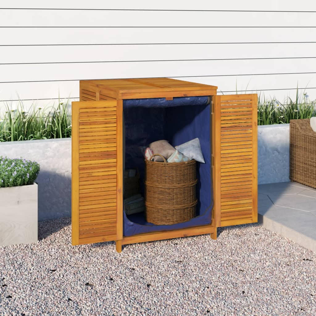 GARTENBOX 70x87x104 cm Massivholz Akazie - Braun, Holz (70/104/87cm) - furnicato