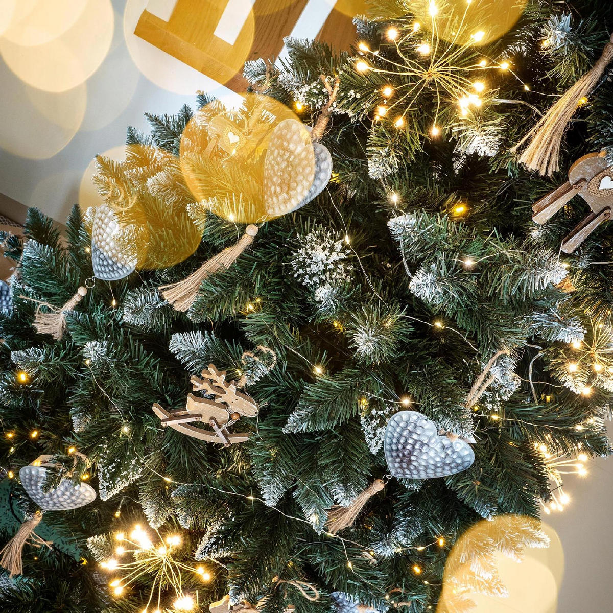 KADAX Künstlicher Weihnachtsbaum Diamanttanne 180 cm dick - Grün, Kunststoff (180cm) - KADAX