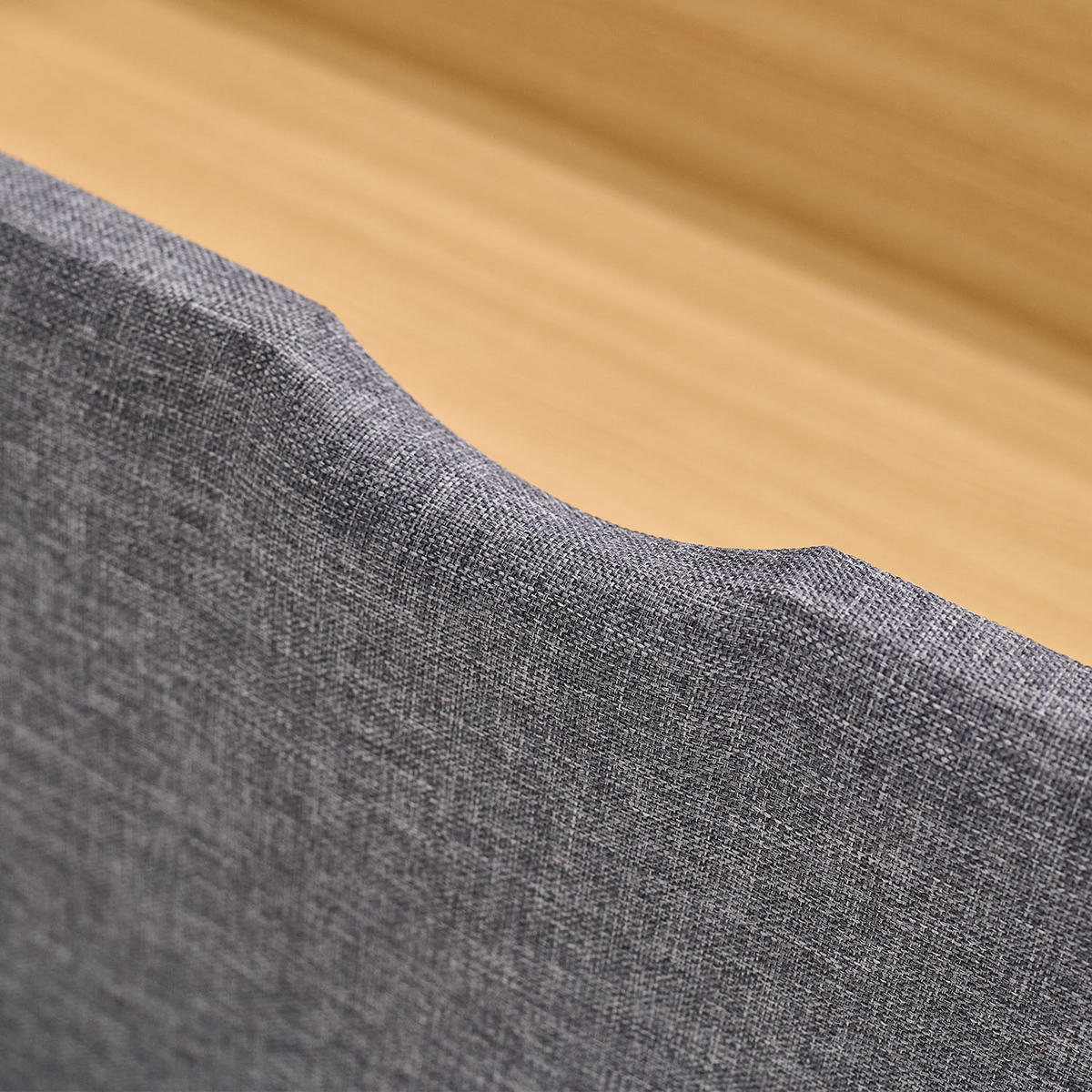 POLSTERBETT mit Stauraum 120/200 cm in Grau - Anthrazit/Naturfarben, Textil (120/200cm) - Homestyle4u