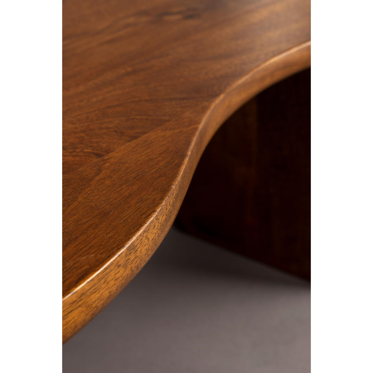 COUCHTISCH Tilon Organische Form - Braun, Holz (110/60/40cm) - Dutchbone