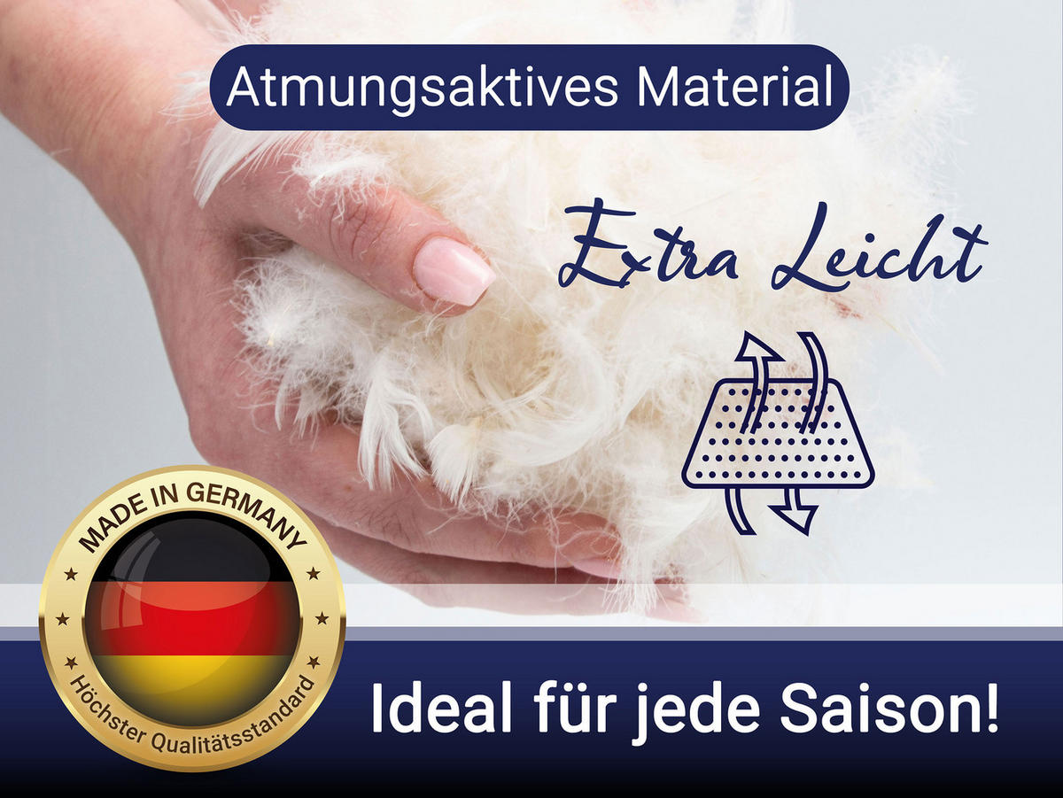 BETTDECKE, 100% Baumwolle - Weiß, Textil (135/200cm) - Zollner