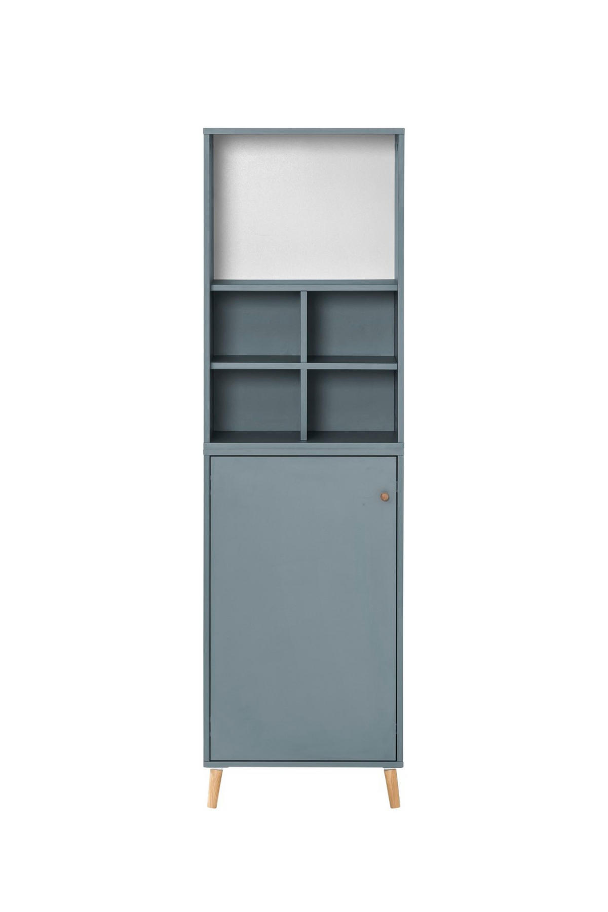 AKTENREGAL Jaguar Set AKTENSCHRANK & REGALKREUZ Breite 51 cm Blau - Blau, Holz (51/168.7/41cm) - PROREGAL